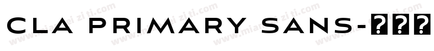 cla primary sans字体转换